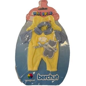 BERCHET Of France Mini Nurse Babydoll Outfit Fits 20cm 7” Dolls New